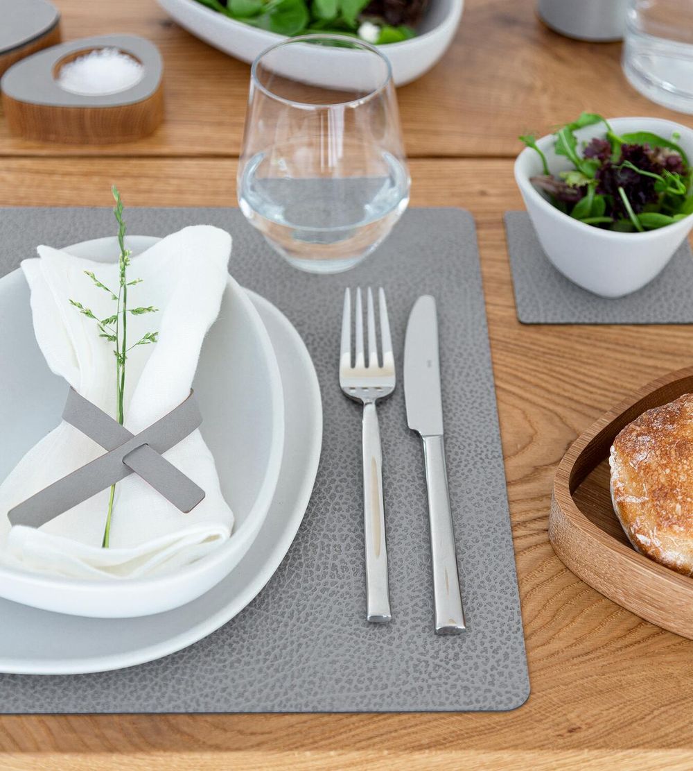 [product_category]-Lind Dna Square Placemat Hippo Leather L, Anthracite Grey-Lind DNA-5711590992686-98873-LIN-3