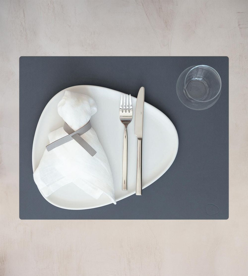 [product_category]-Lind Dna Square Placemat Nupo Leather L, Dark Blue-Lind DNA-5711590143019-982482-LIN-2
