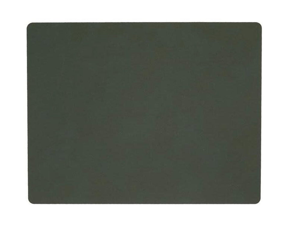 [product_category]-Lind Dna Square Placemat Nupo Leather L, Dark Green-Lind DNA-5711591021453-981069-LIN-1