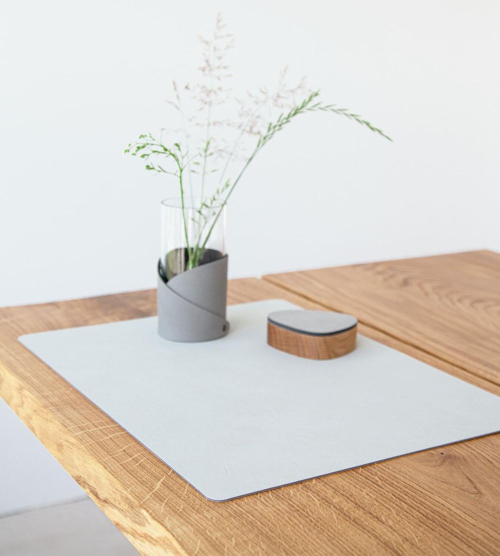 [product_category]-Lind Dna Square Placemat Nupo Leather L, Metallic-Lind DNA-5711590213309-981915-LIN-4