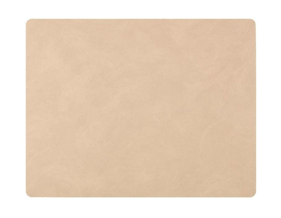 [product_category]-Lind Dna Square Placemat Nupo Leather L, Sand-Lind DNA-5711590143309-981171-LIN-1