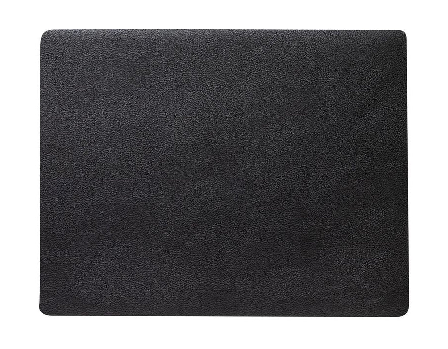 [product_category]-Lind Dna Square Placemat Serene Leather L, Black-Lind DNA-5711590996639-991487-LIN-1