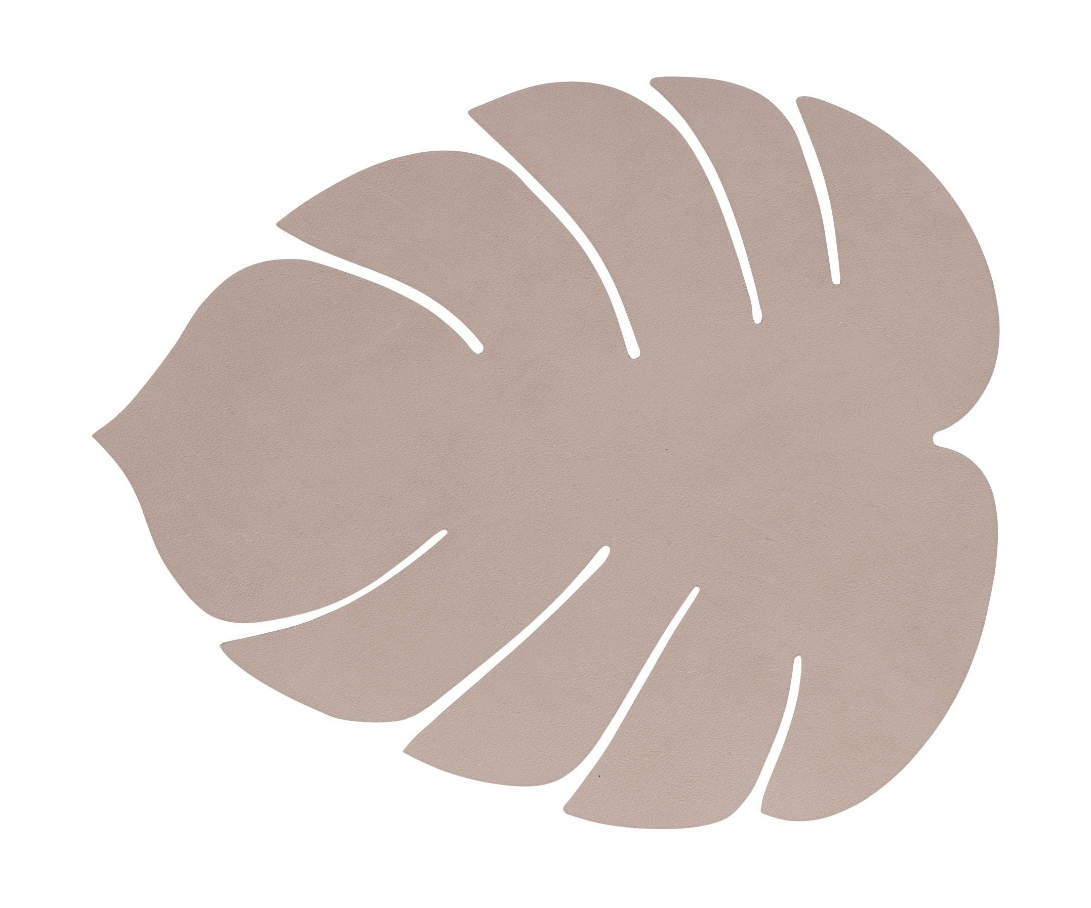 [product_category]-Lind Dna Table Mat Monstera Leaf L, Clay Brown-Lind DNA-5740020103040-991798-LIN-1