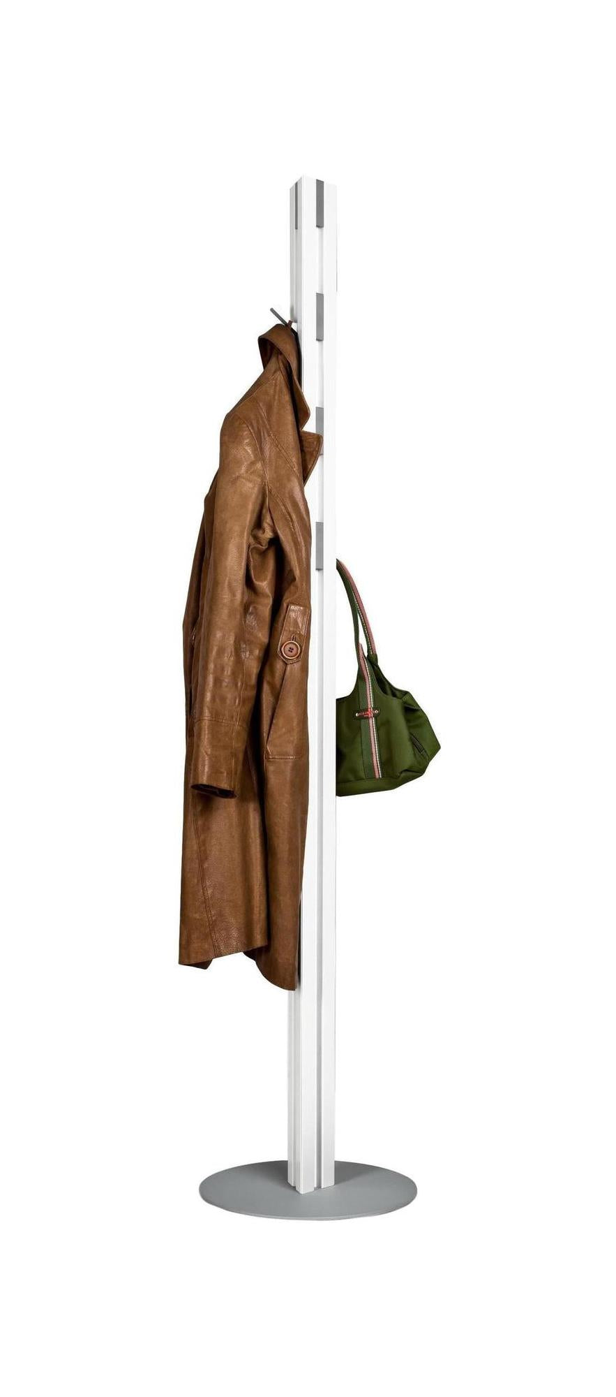 [product_category]-Loca Knax Coat Stand, Black Hooks White-LOCA-5711394312413-31261-LOC-1