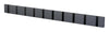 Loca Knax Horizontal Coat Rack 10 Hooks, Anthracite/Black