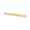 Loca Knax Horizontal Coat Rack 10 Hooks, Beech Oiled/Grey