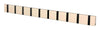 Loca Knax Horizontal Coat Rack 10 Hooks, Desert/Black