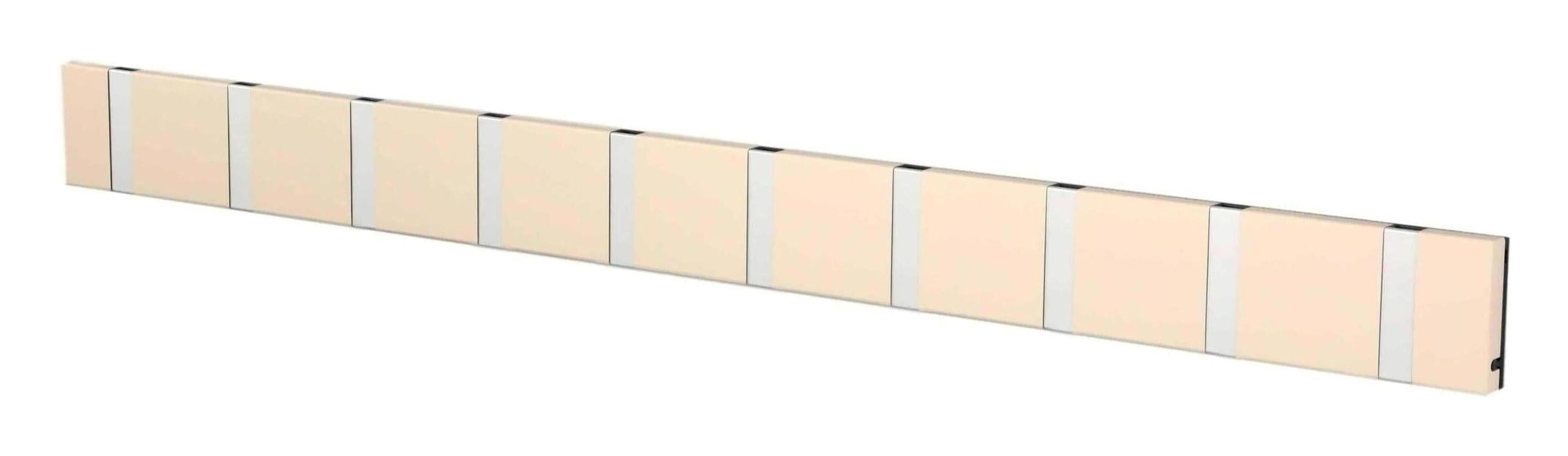 [product_category]-Loca Knax Horizontal Coat Rack 10 Hooks, Desert/Grey-LOCA-5711394200246-110232-LOC-1