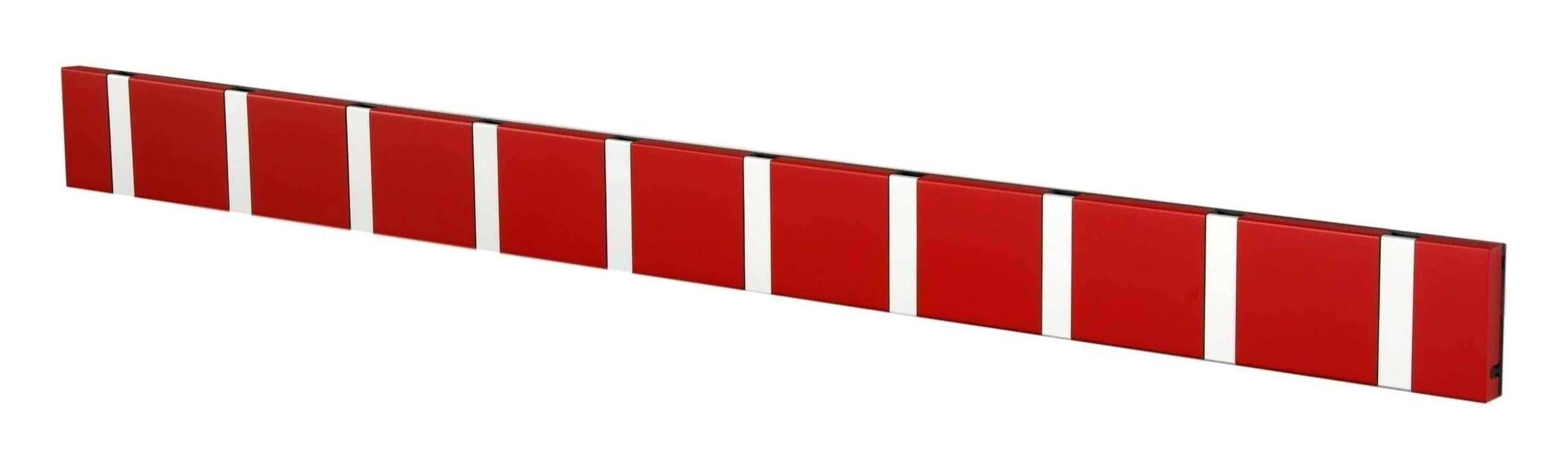[product_category]-Loca Knax Horizontal Coat Rack 10 Hooks, Imperial/Grey-LOCA-5711394200222-110222-LOC-1