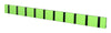 Loca Knax Horizontal Coat Rack 10 Hooks, Lime/Black