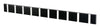 Loca Knax Horizontal Coat Rack 10 Hooks, Oak Black Stains/Grey