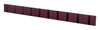 Loca Knax Horizontal Coat Rack 10 Hooks, Purple/Black