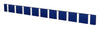 Loca Knax Horizontal Coat Rack 10 Hooks, Sapphire/Grey