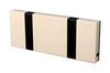  Knax Horizontal Coat Rack 2 Hooks Desert/Black