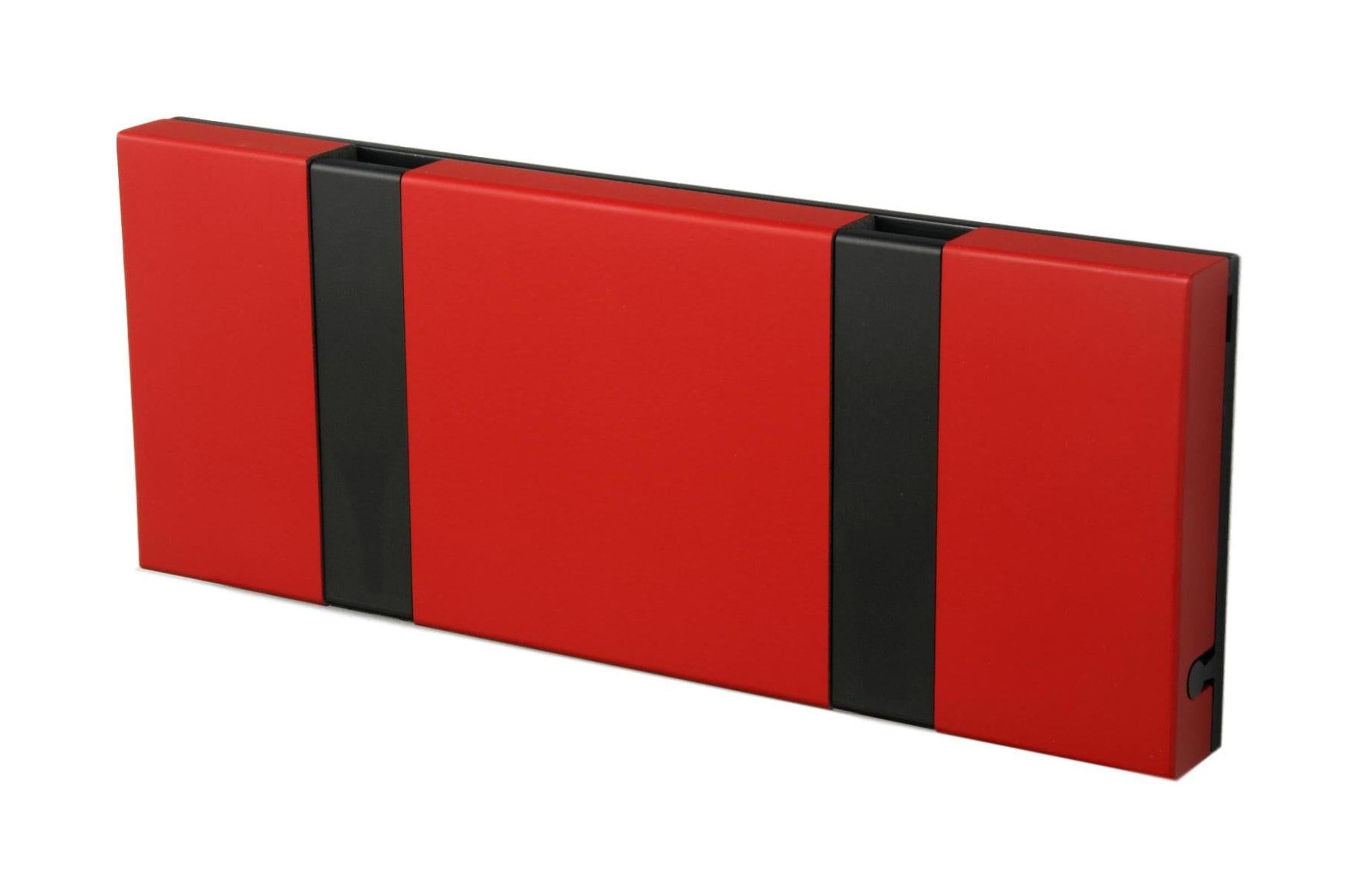 [product_category]-Loca Knax Horizontal Coat Rack 2 Hooks, Imperial/Black-LOCA-5711394120216-102221-LOC-1