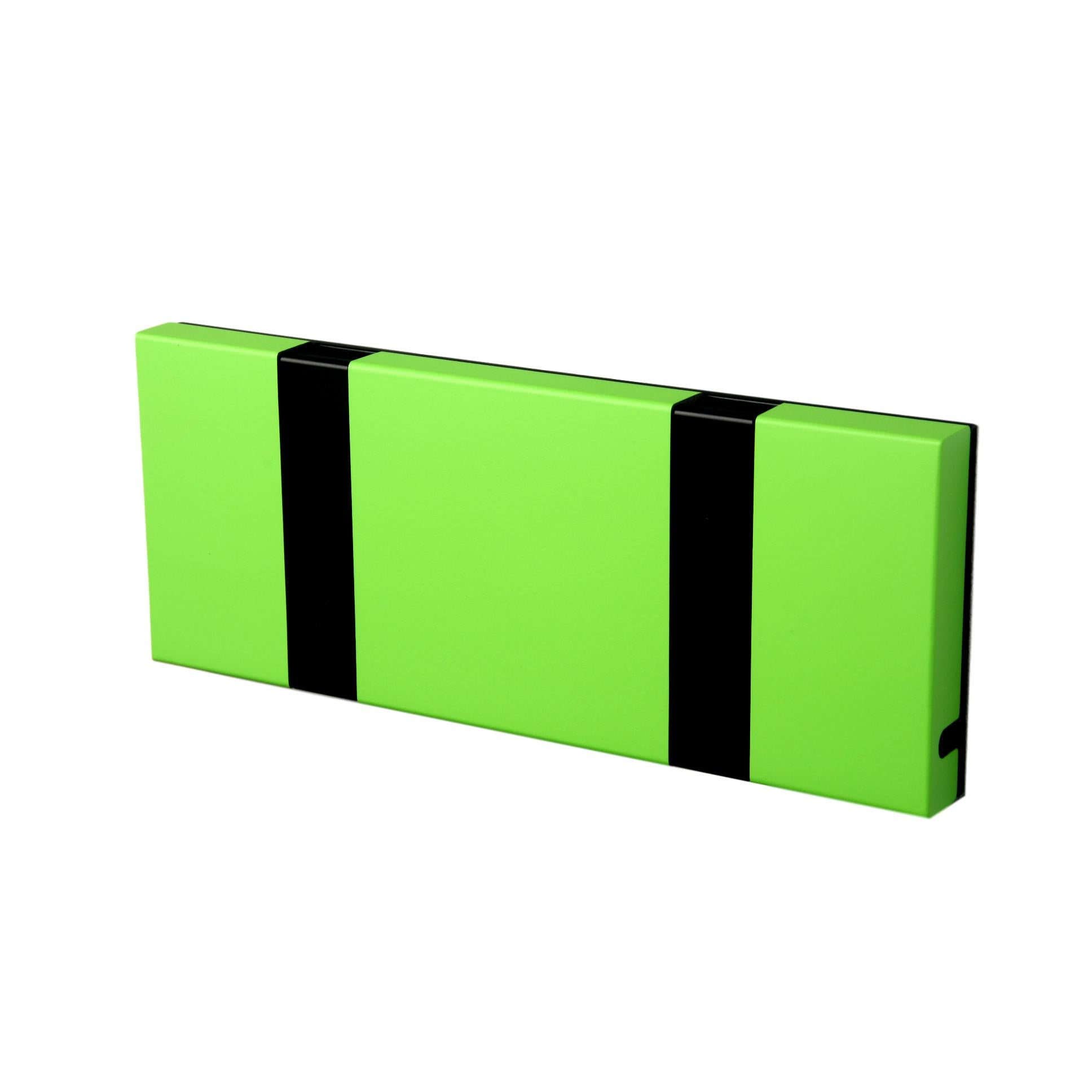 [product_category]-Loca Knax Horizontal Coat Rack 2 Hooks, Lime/Black-LOCA-5711394120278-102251-LOC-2