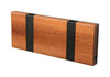  Knax Horizontal Coat Rack 2 Hooks Mahogany Oiled/Black