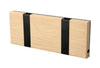  Knax Horizontal Coat Rack 2 Hooks Oak Limed/Black