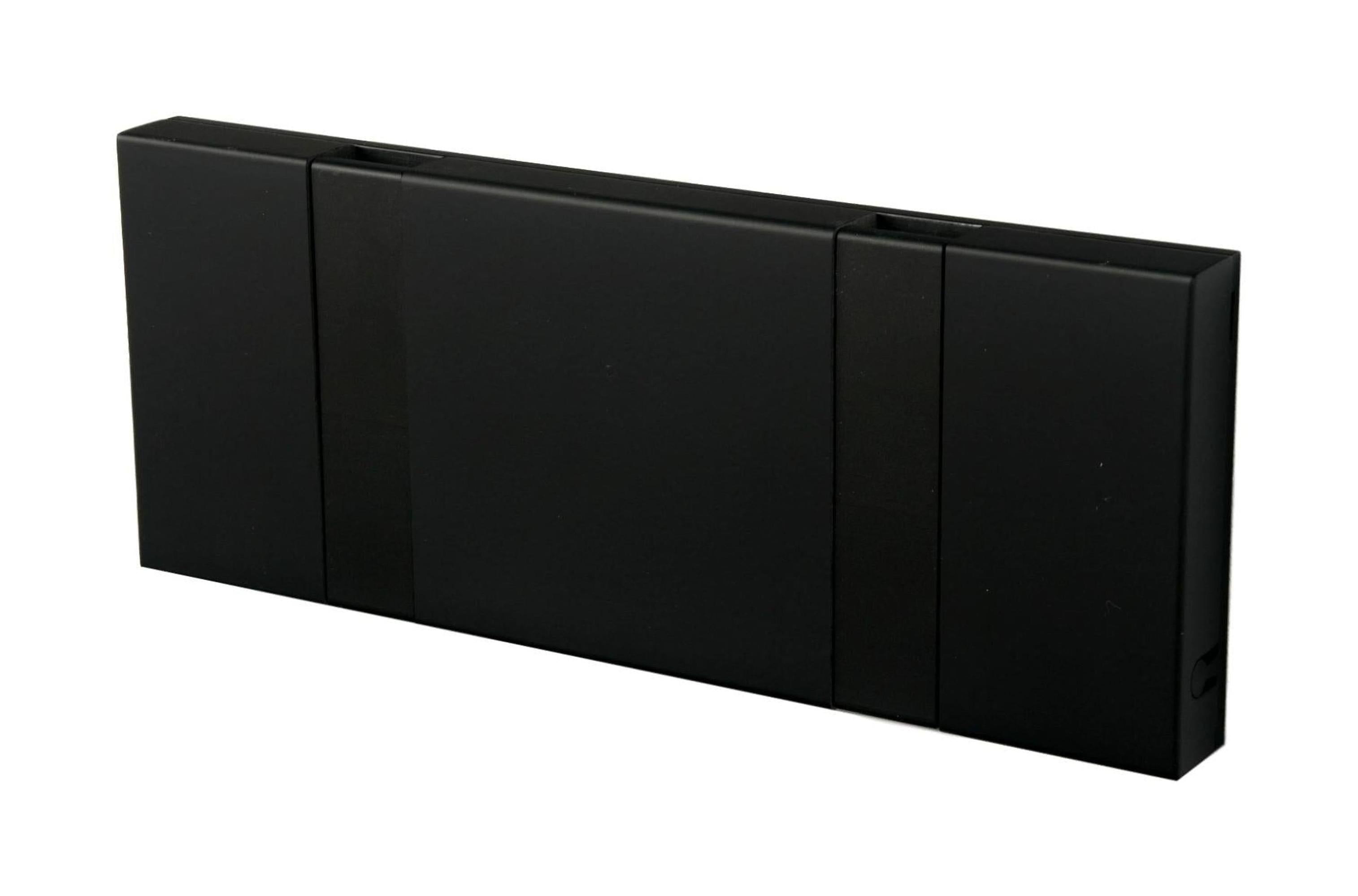 [product_category]-Loca Knax Horizontal Coat Rack 2 Hooks, Soft Black/Black-LOCA-5711394120711-102311-LOC-1