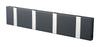 Loca Knax Horizontal Coat Rack 4 Hooks, Anthracite/Grey