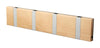 Loca Knax Horizontal Coat Rack 4 Hooks, Birch/Grey