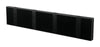 Loca Knax Horizontal Coat Rack 4 Hooks, Black/Black