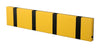 Loca Knax Horizontal Coat Rack 4 Hooks, Buzzer/Black