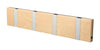 Loca Knax Horizontal Coat Rack 4 Hooks, Maple Oiled/Grey