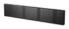 Loca Knax Horizontal Coat Rack 4 Hooks, Oak Black Stained/Black