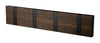 Loca Knax Horizontal Coat Rack 4 Hooks, Oak Tabac/Black
