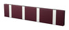 Loca Knax Horizontal Coat Rack 4 Hooks, Purple/Grey