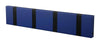 Loca Knax Horizontal Coat Rack 4 Hooks, Sapphire/Black