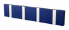 Loca Knax Horizontal Coat Rack 4 Hooks, Sapphire/Grey