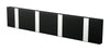 Loca Knax Horizontal Coat Rack 4 Hooks, Soft Black/Grey