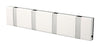 Loca Knax Horizontal Coat Rack 4 Hooks, White/Grey