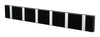 Loca Knax Horizontal Coat Rack 6 Hooks, Black/Grey