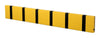 Loca Knax Horizontal Coat Rack 6 Hooks, Buzzer/Black