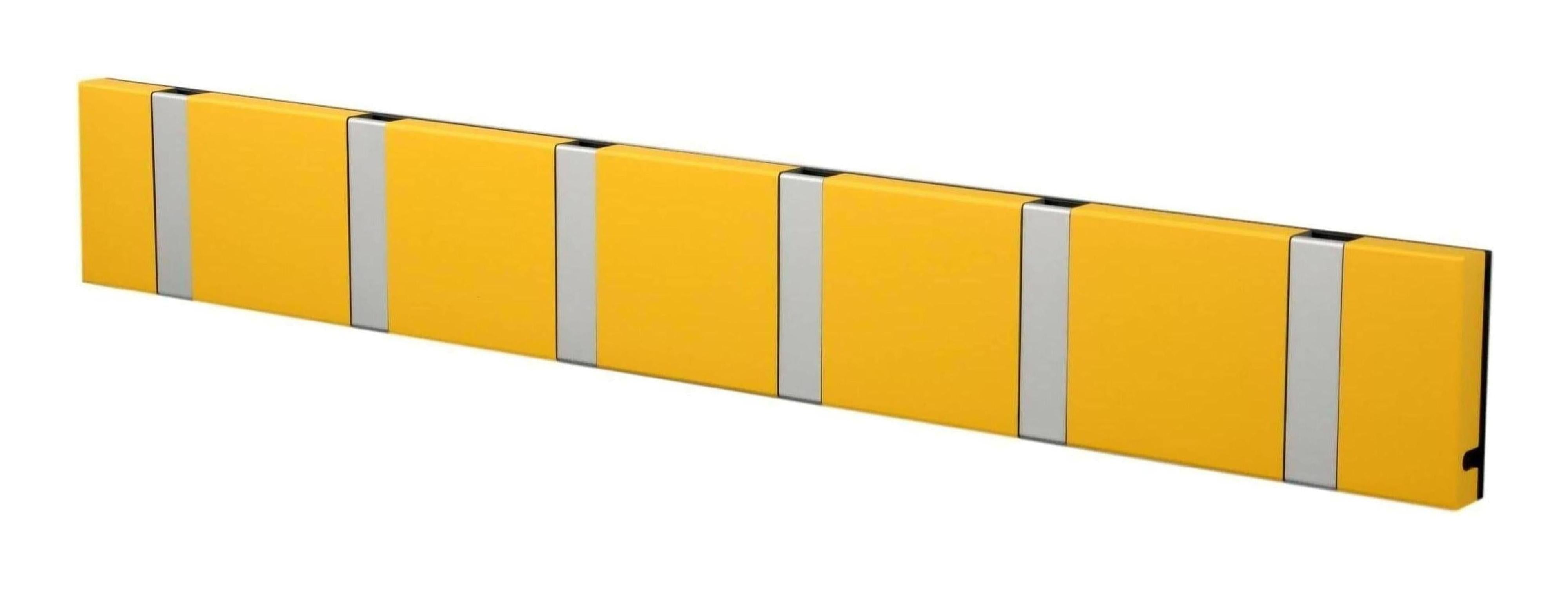 [product_category]-Loca Knax Horizontal Coat Rack 6 Hooks, Buzzer/Grey-LOCA-5711394160267-106242-LOC-1