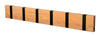 Loca Knax Horizontal Coat Rack 6 Hooks, Core Beech/Black
