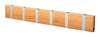 Loca Knax Horizontal Coat Rack 6 Hooks, Core Beech/Grey