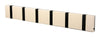Loca Knax Horizontal Coat Rack 6 Hooks, Desert/Black