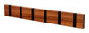 Loca Knax Horizontal Coat Rack 6 Hooks, Mahogany/Black