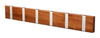 Loca Knax Horizontal Coat Rack 6 Hooks, Mahogany/Grey
