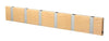 Loca Knax Horizontal Coat Rack 6 Hooks, Maple/Grey