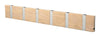 Loca Knax Horizontal Coat Rack 6 Hooks, Oak Limed/Grey