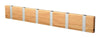 Loca Knax Horizontal Coat Rack 6 Hooks, Oak Oiled/Grey