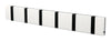 Loca Knax Horizontal Coat Rack 6 Hooks, White/Black