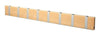 Loca Knax Horizontal Coat Rack 8 Hooks, Beech Oiled/Grey