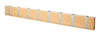 Loca Knax Horizontal Coat Rack 8 Hooks, Beech/Grey