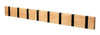 Loca Knax Horizontal Coat Rack 8 Hooks, Birch Oiled/Black